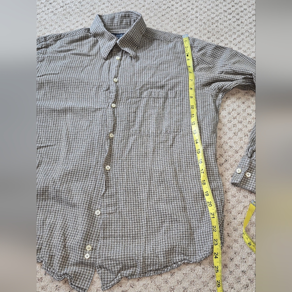 Toscano plaid button down - Picture 5 of 6